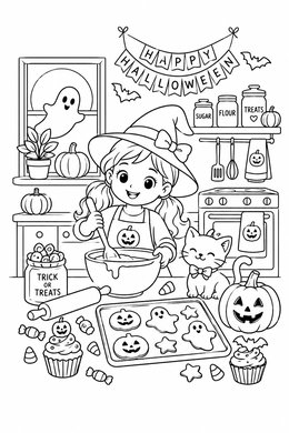 Print version: Halloween Baking Day