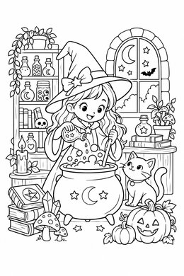 Print version: Witch's Potion Laboratory