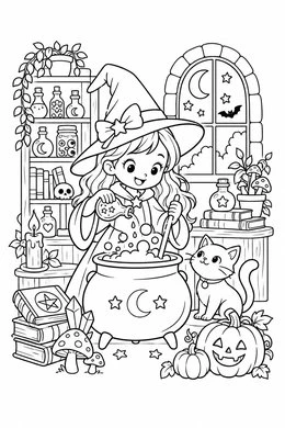 Print version: Witch's Potion Laboratory