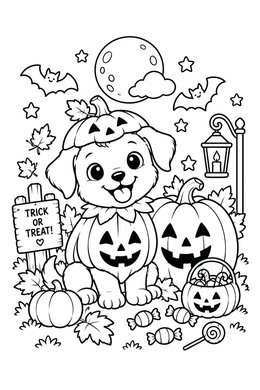 Print version: Halloween Puppy