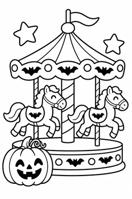 Print version: Halloween Carousel