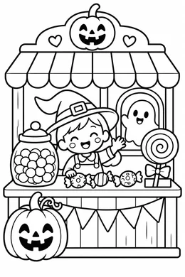 Print version: Halloween Candy Shop
