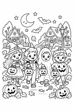Print version: Trick-or-Treat Parade